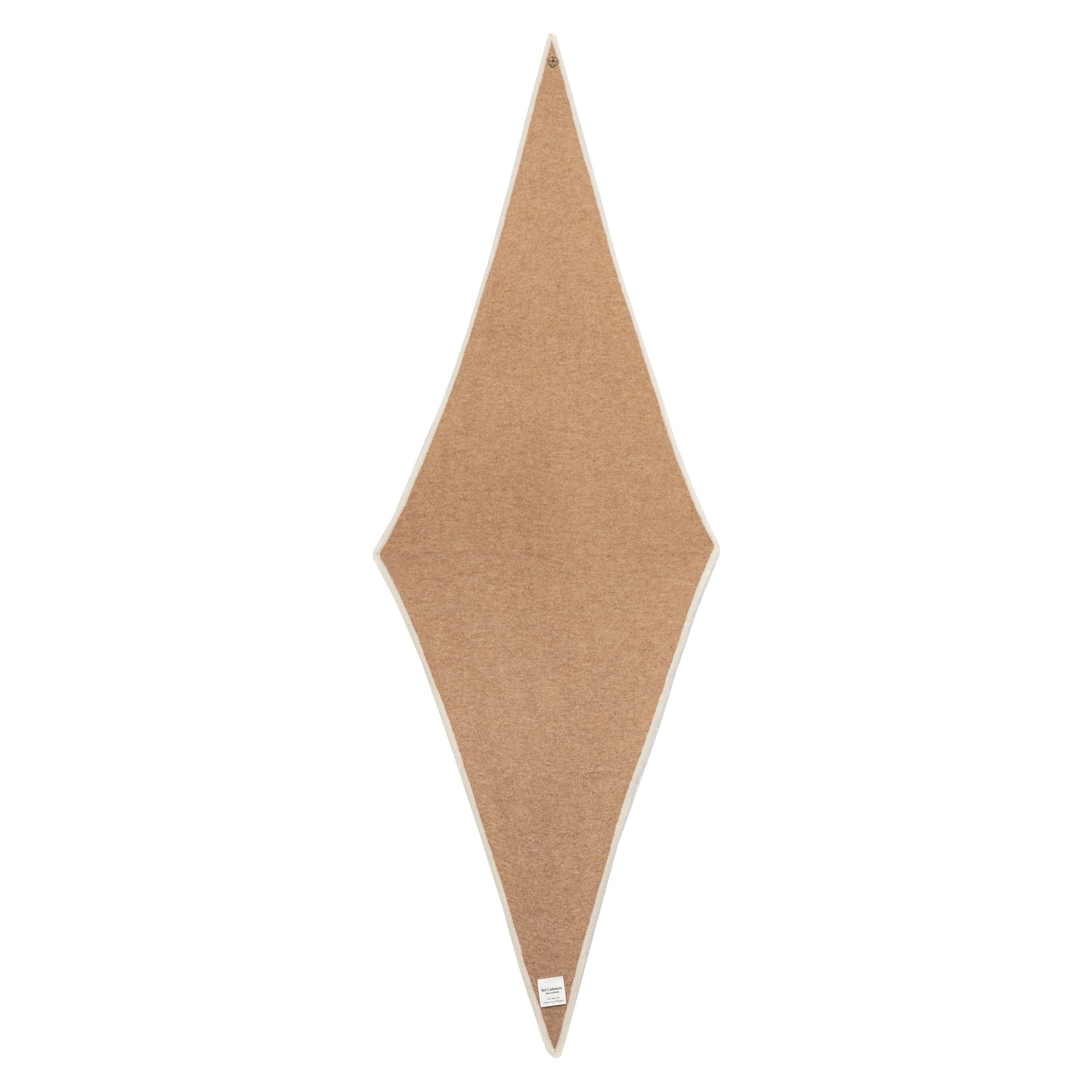 Pañuelo Leonora de cashmere camel