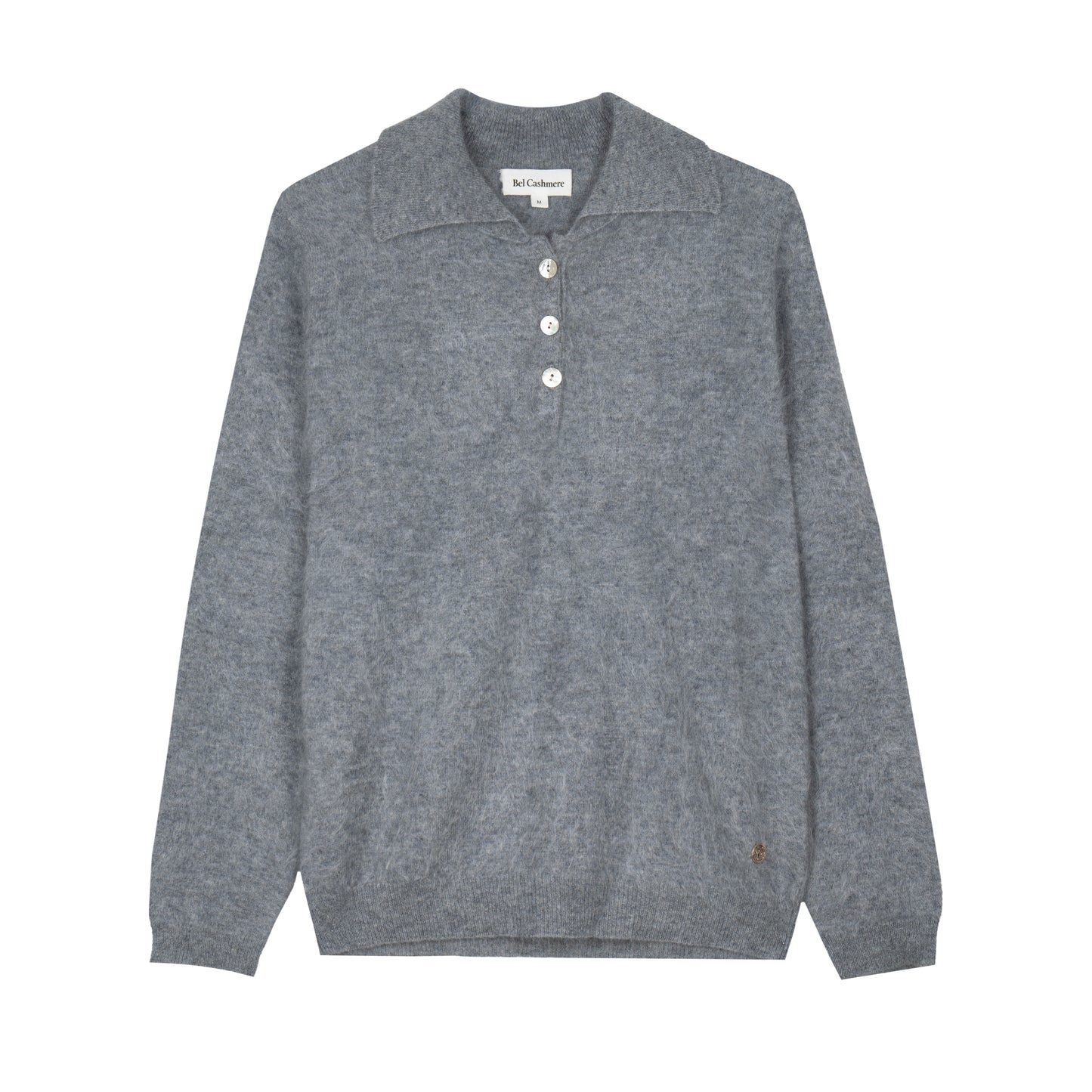 Grauer Chloe-Pullover