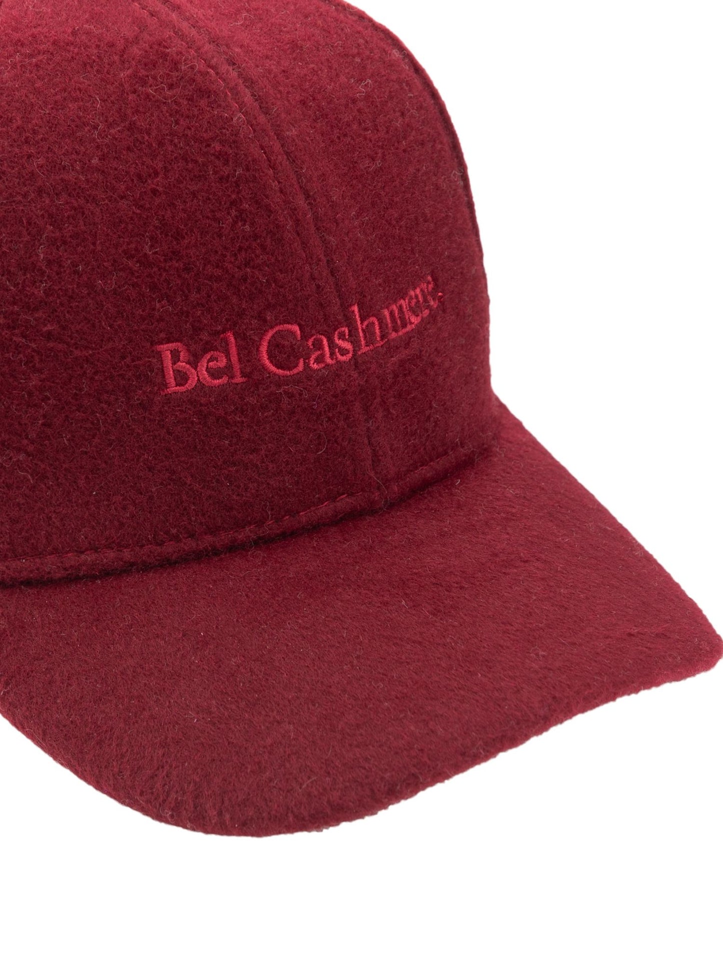 Burgundy baseball cap
