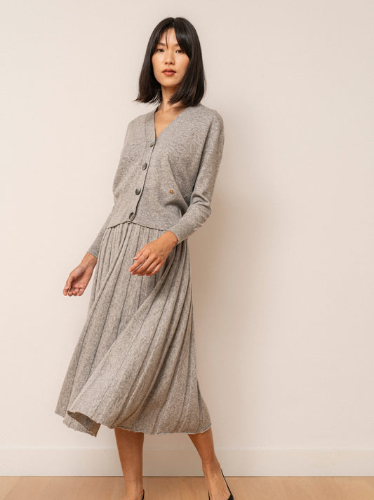 Paris gray cardigan