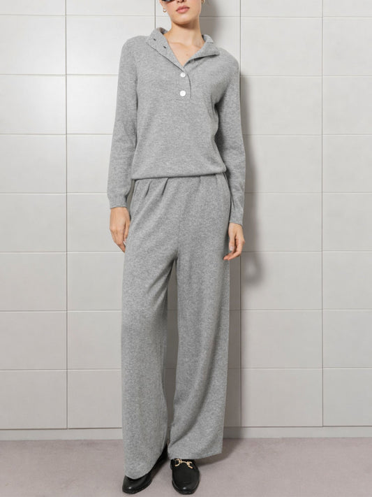 Kaschmirhose Erin in Grau