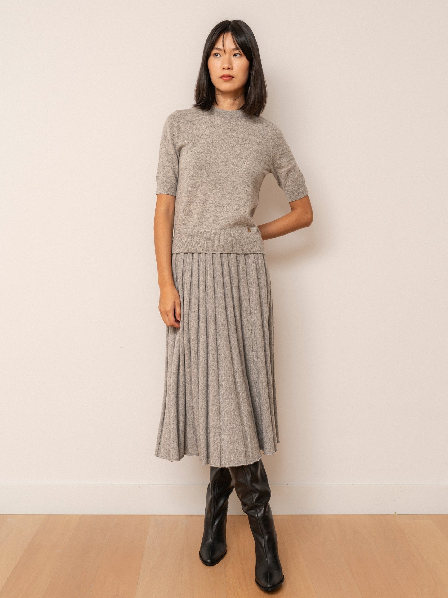 Falda Julietta gris