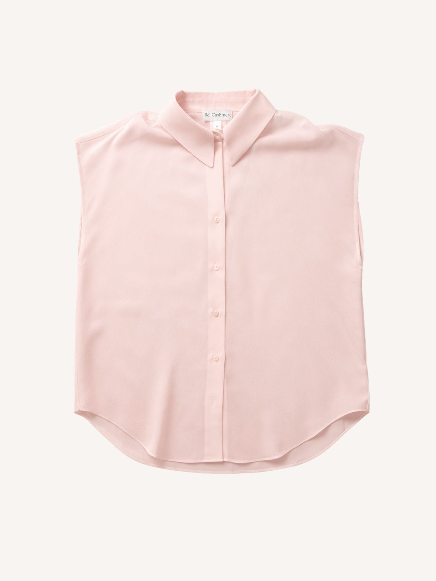 Rosafarbene Seidenbluse Flavia