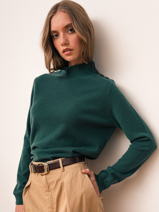 Odette grüner Pullover