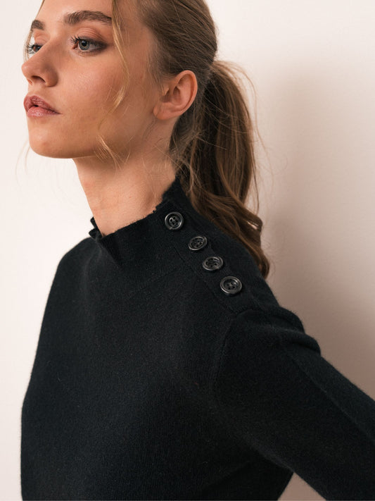 Odette schwarzer Pullover