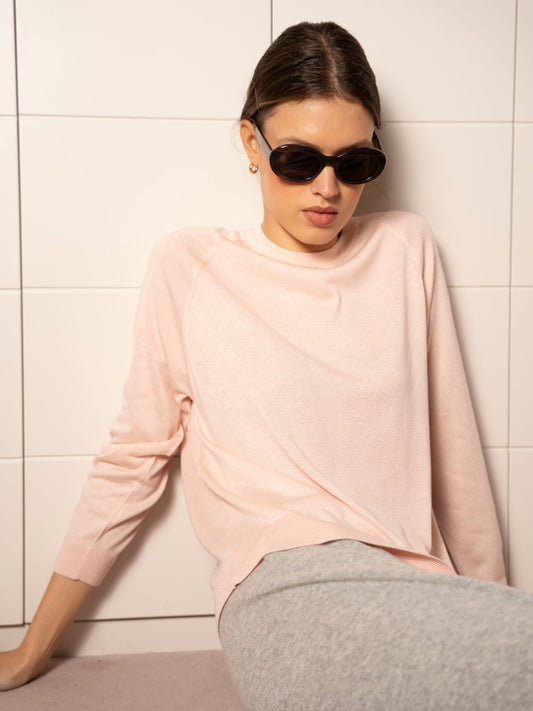 Rosa Chelsea-Pullover