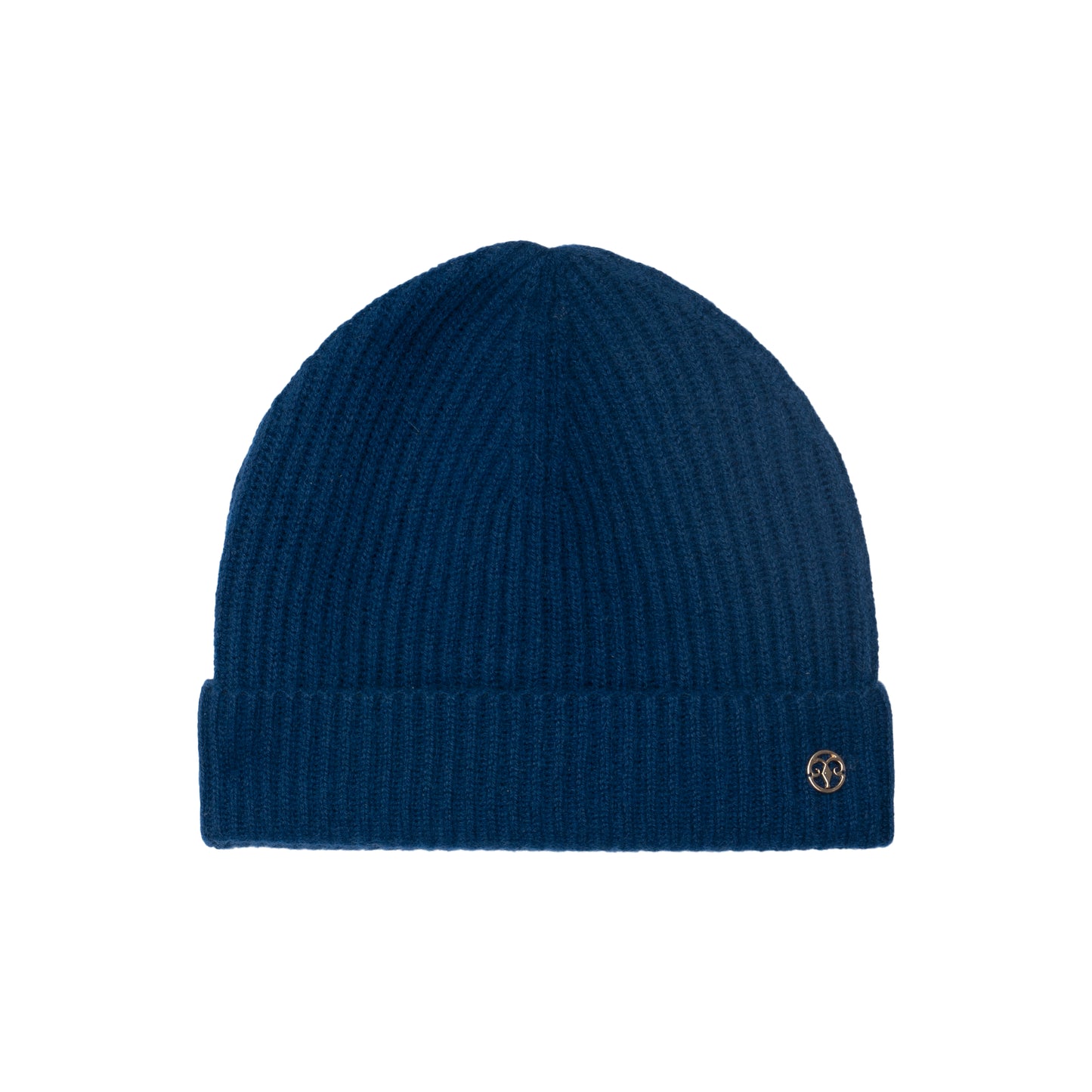 Gorro hombre de cashmere azul denim
