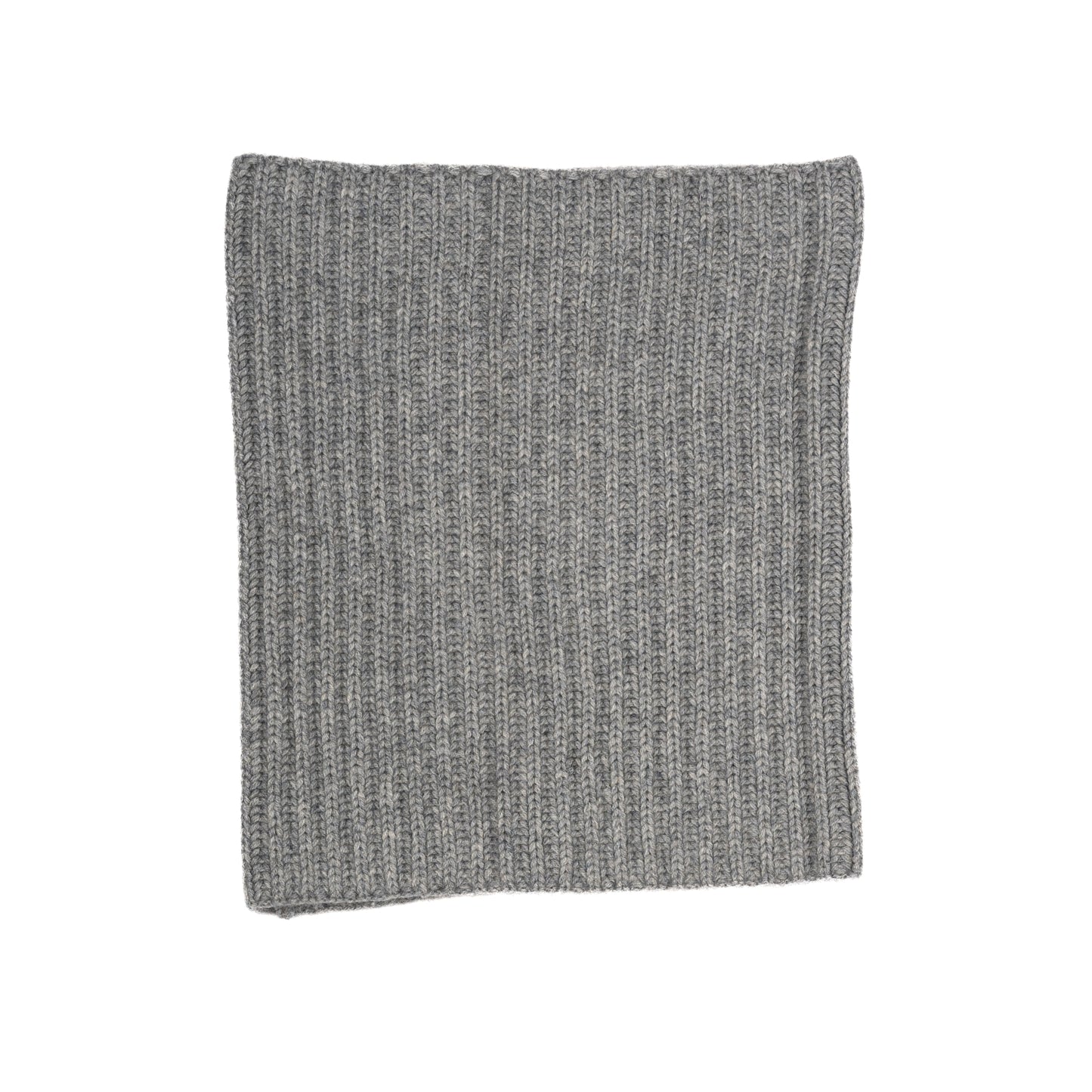 Gray cashmere snood