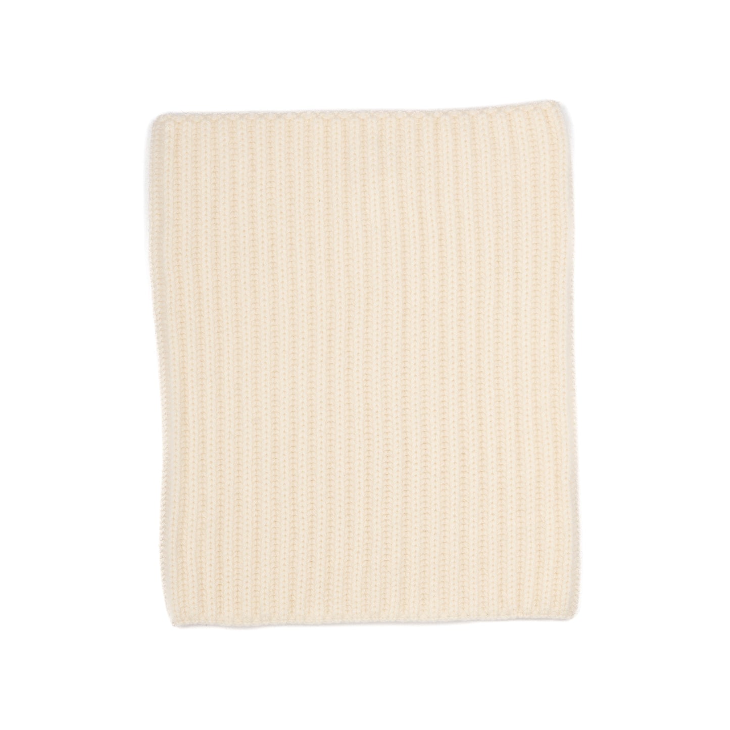 Raw cashmere snood