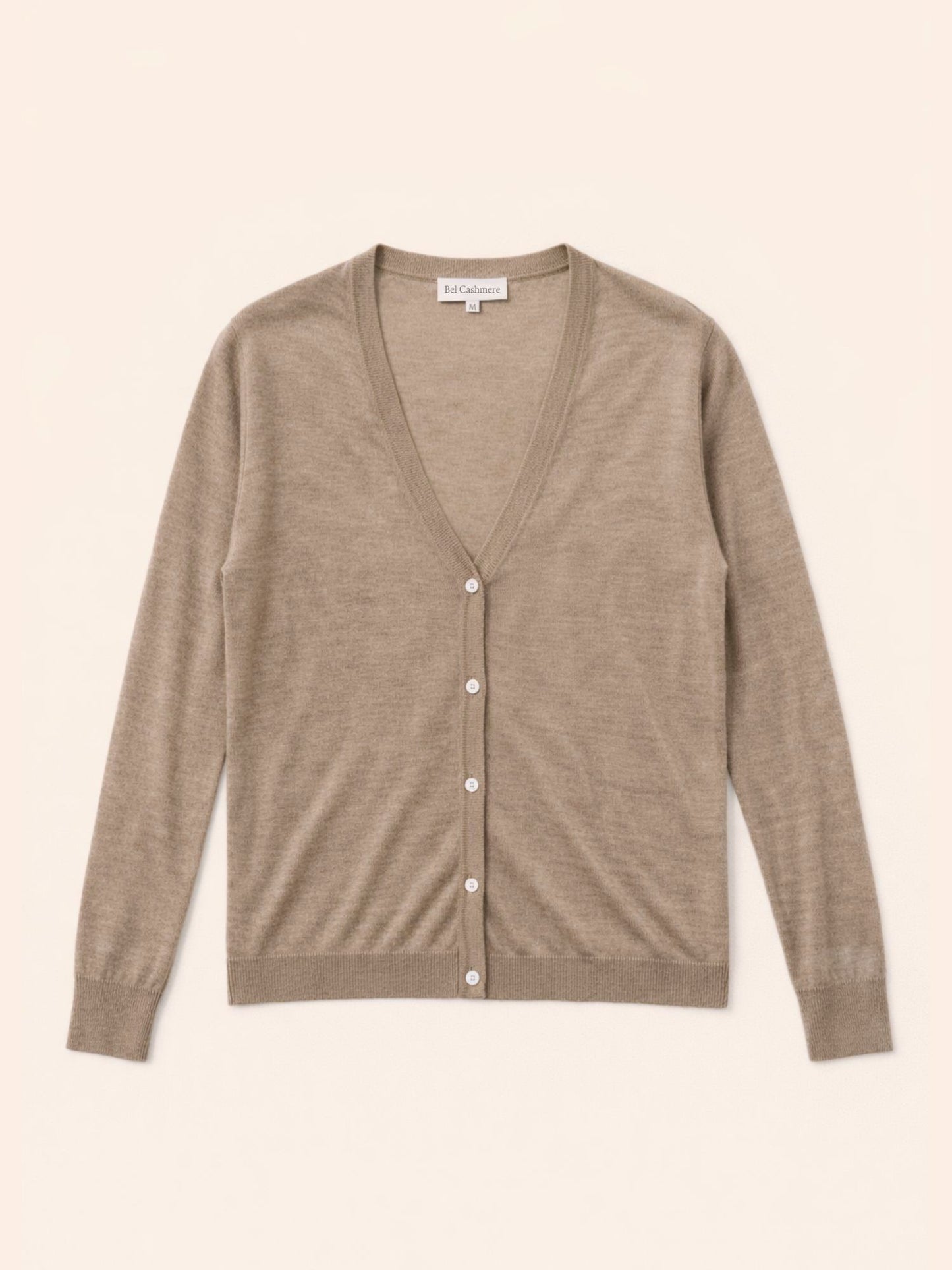 Cardigan ultrafino Nelly beige