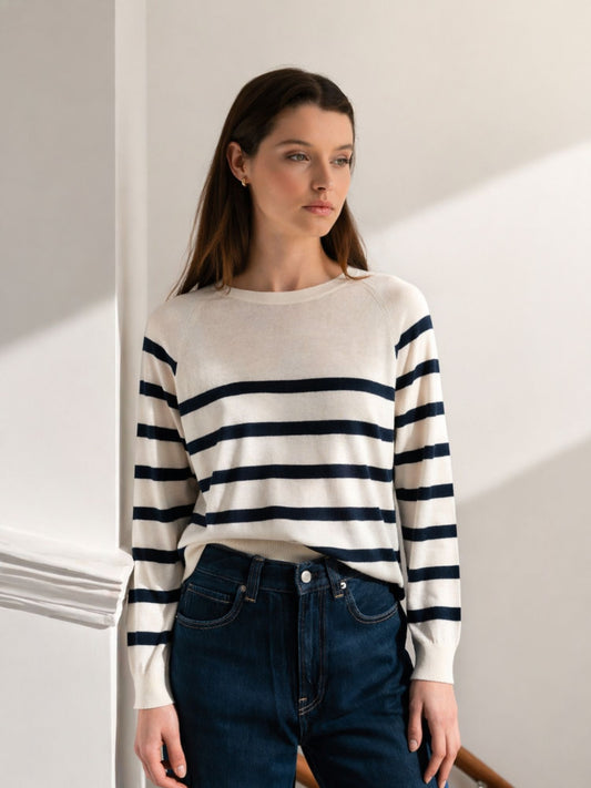 Gestreiftes Chelsea-Pullover