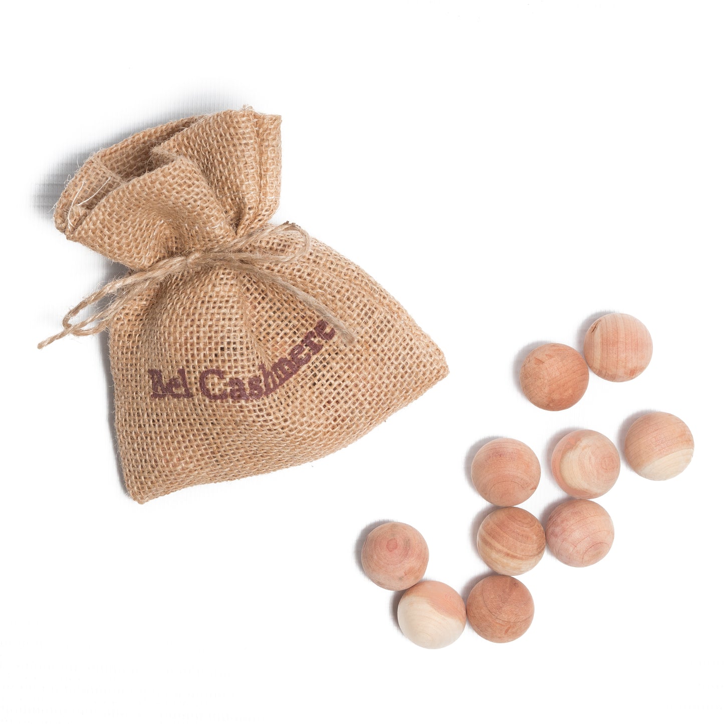 Bolas de cedro antipolillas (2 bolsas de 12unidades)