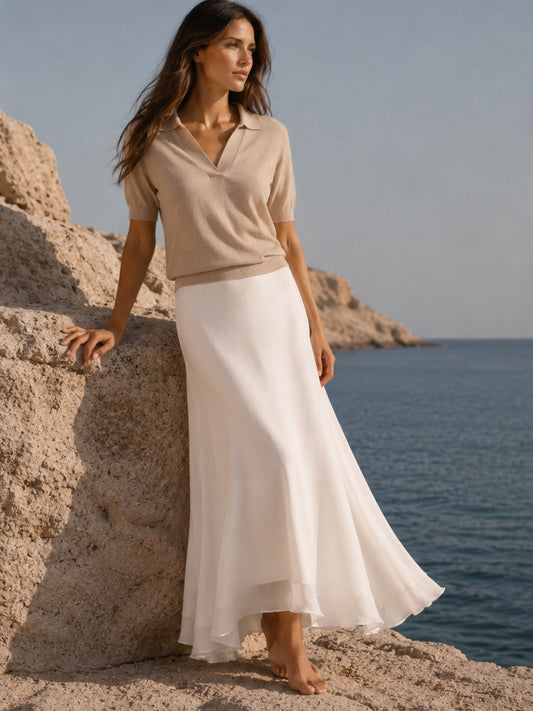 Falda Santorini blanca
