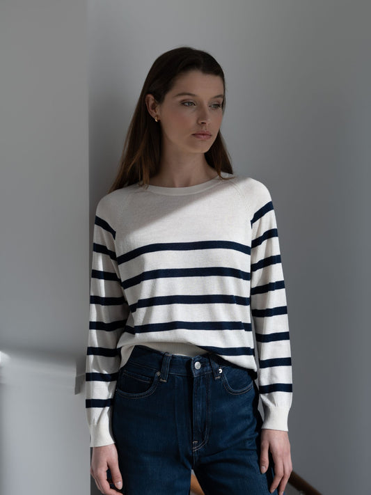 Gestreiftes Chelsea-Pullover