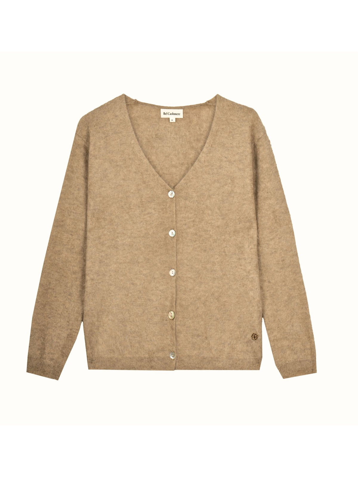 Gebürsteter Kaschmir-Cardigan Amy