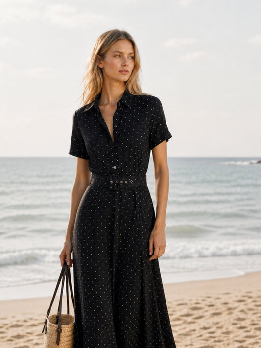 Monaco Polka Dot Kleid