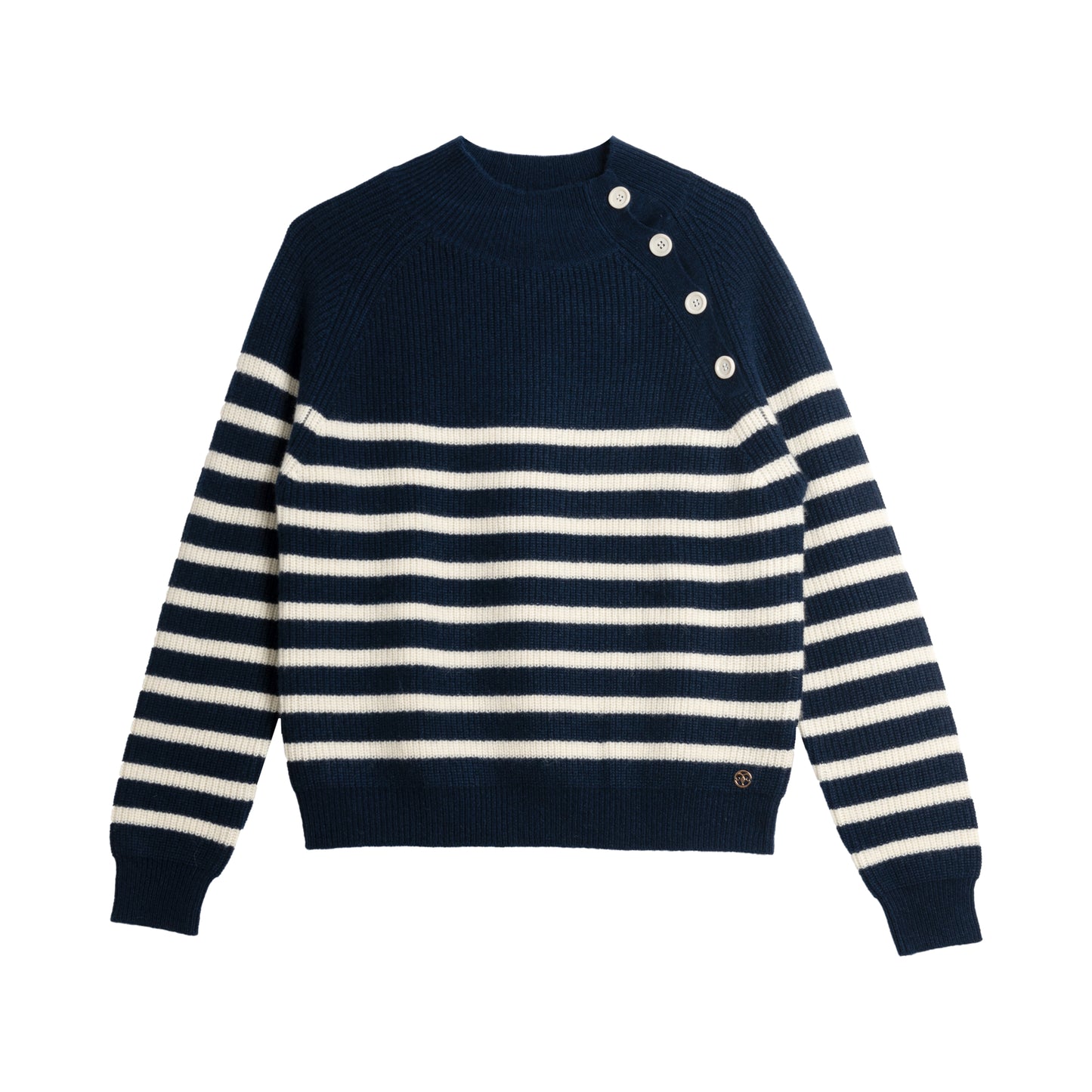 Jersey James de cashmere navy