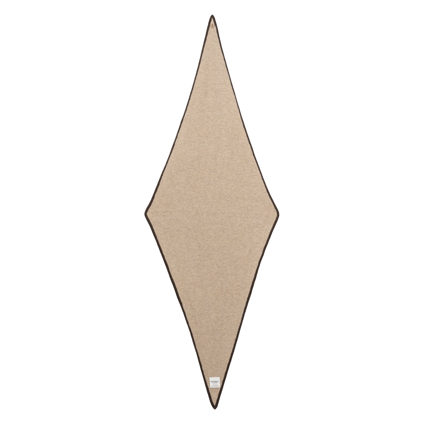 Pañuelo Leonora de cashmere beige