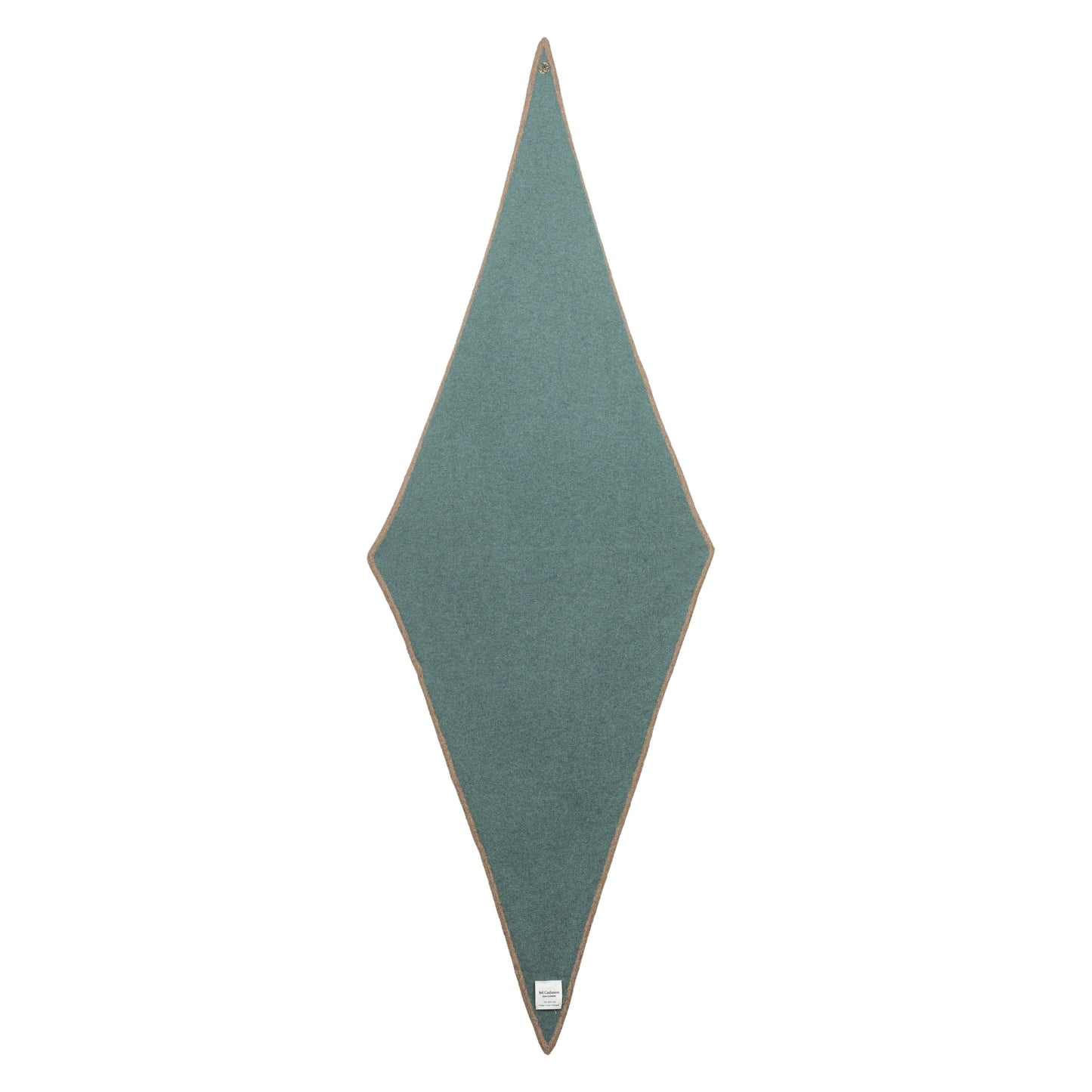 Pañuelo Leonora de cashmere verde