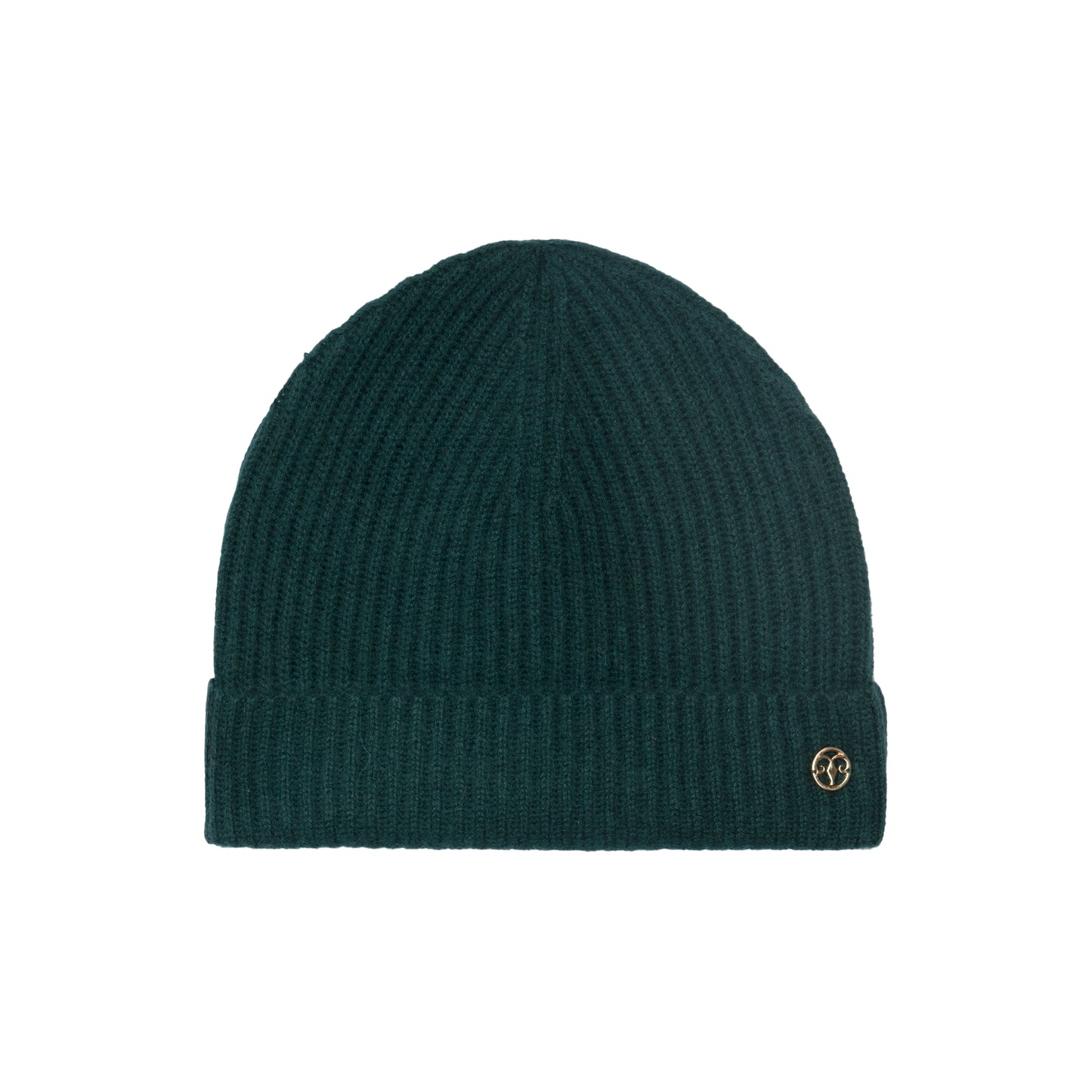 Gorro hombre de cashmere verde
