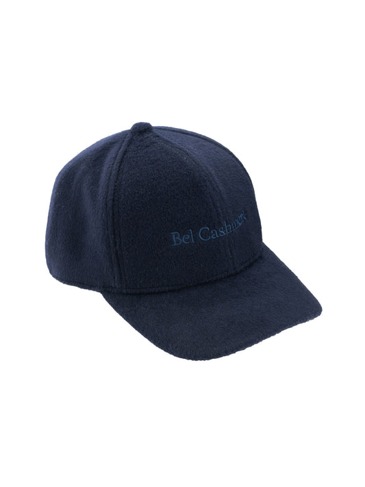 Gorra de lana y cashmere marino