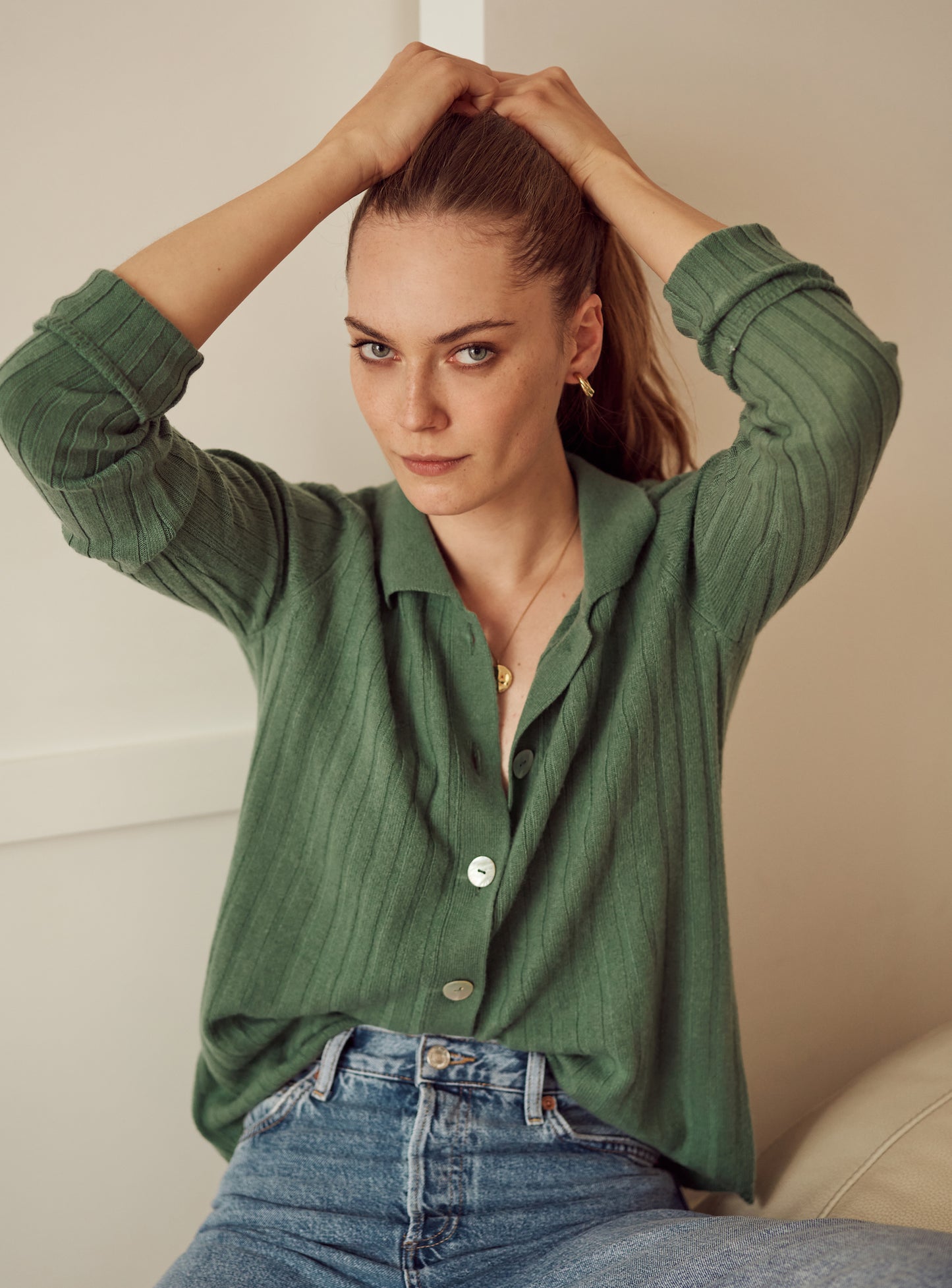 Cardigan Charlotte verde