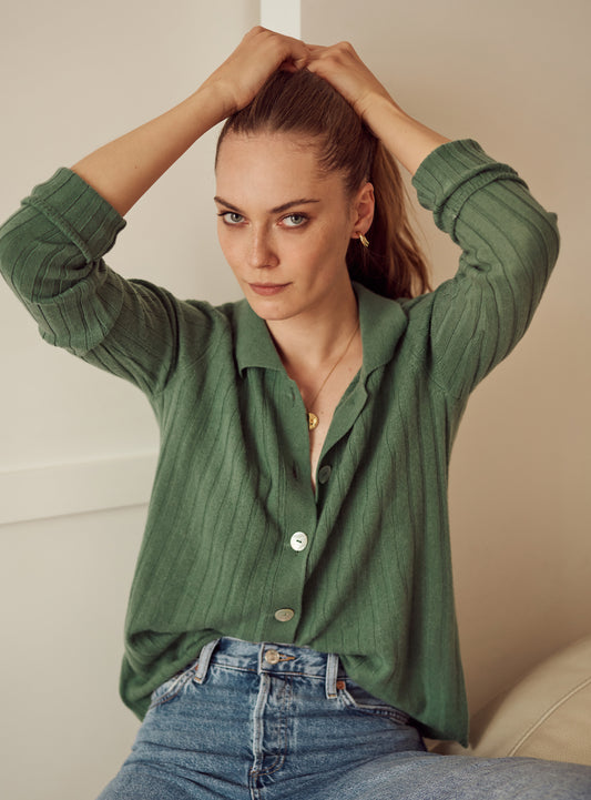 Cardigan Charlotte verde
