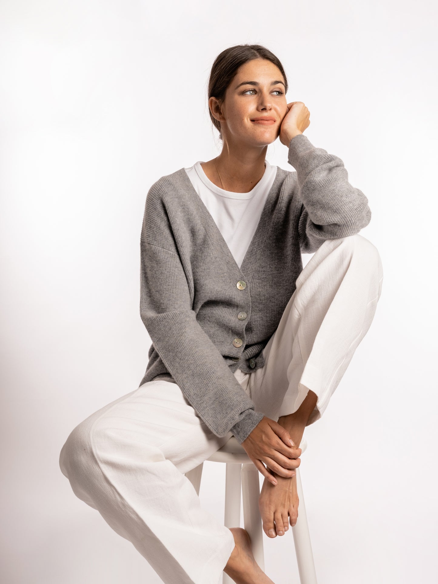 Cárdigan Eva gris