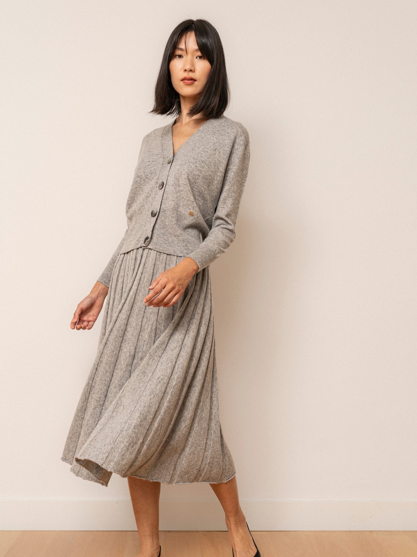 Falda Julietta gris