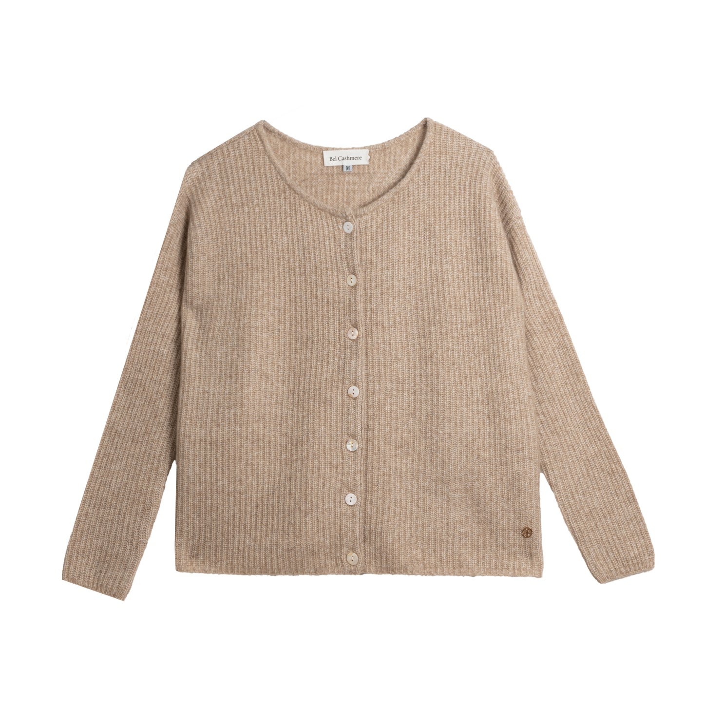 Cárdigan Camille jaspé beige