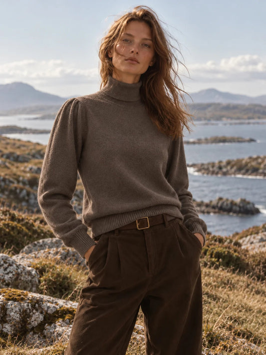 Daniella Pullover – Taupe