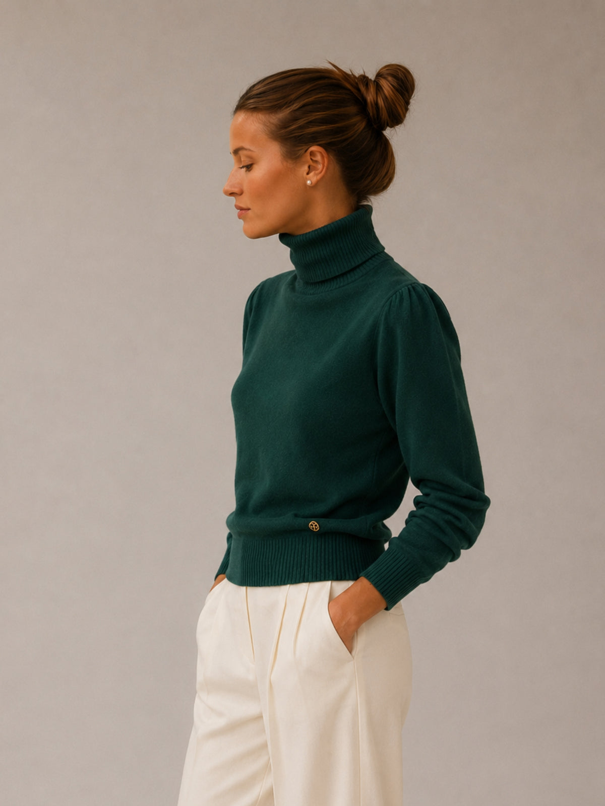Grüner Pullover Daniella