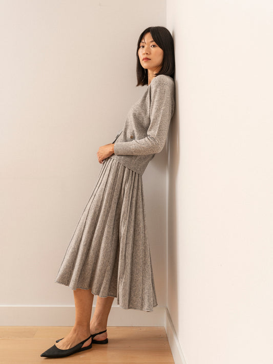 Falda Julietta gris