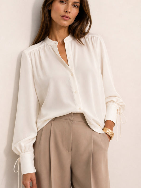 Isadora ecrufarbene Bluse