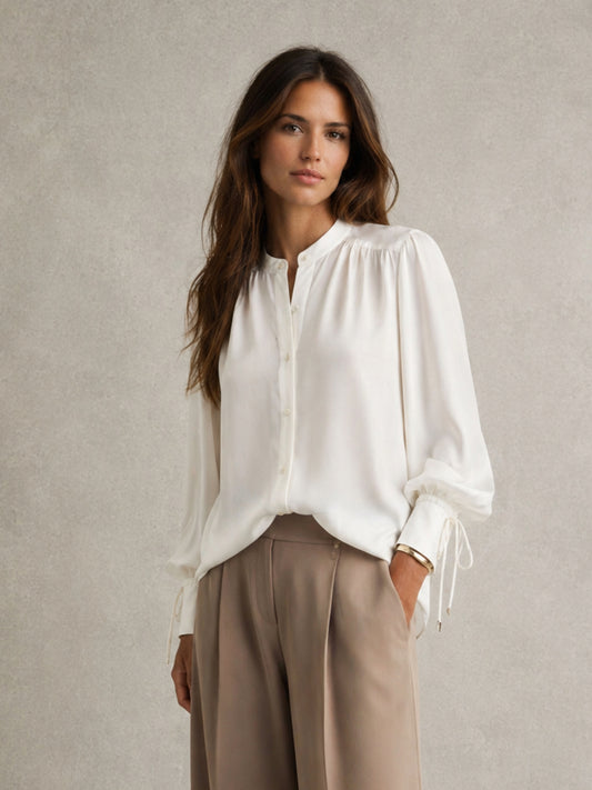 Isadora ecrufarbene Bluse