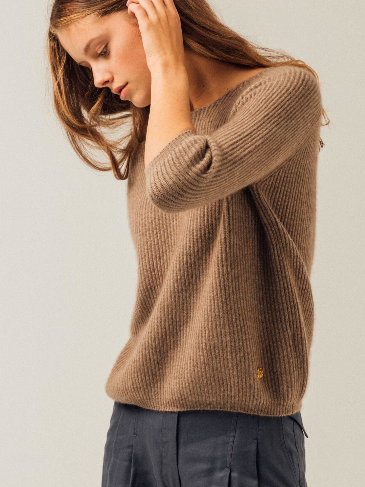 Lucie organic cashmere sweater