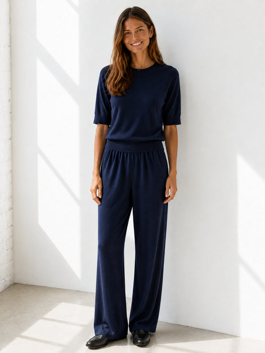Pantalón Erin de punto marino