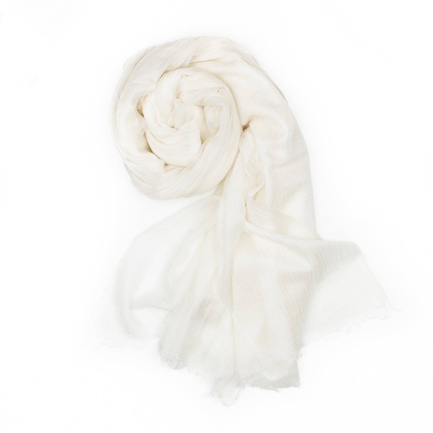 fular ultra fino de cashmere en color marfil