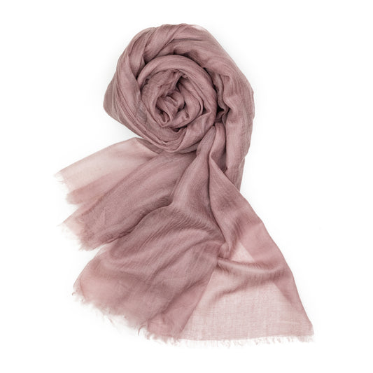 fular ultra fino de cashmere en color rosa oscuro