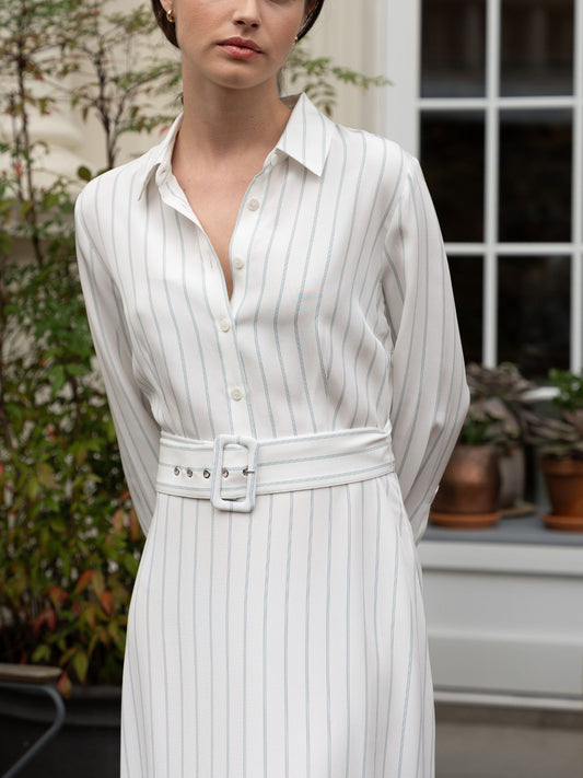 Gestreiftes Melrose-Kleid