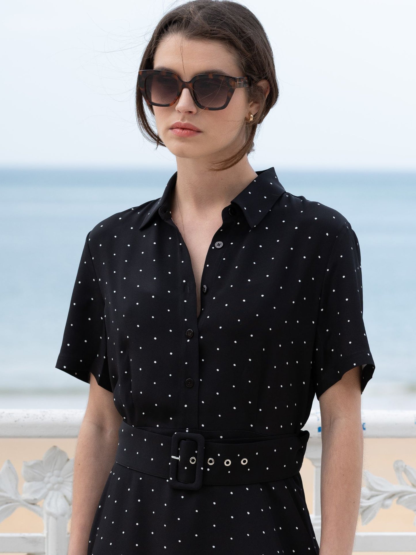 Monaco Polka Dot Kleid