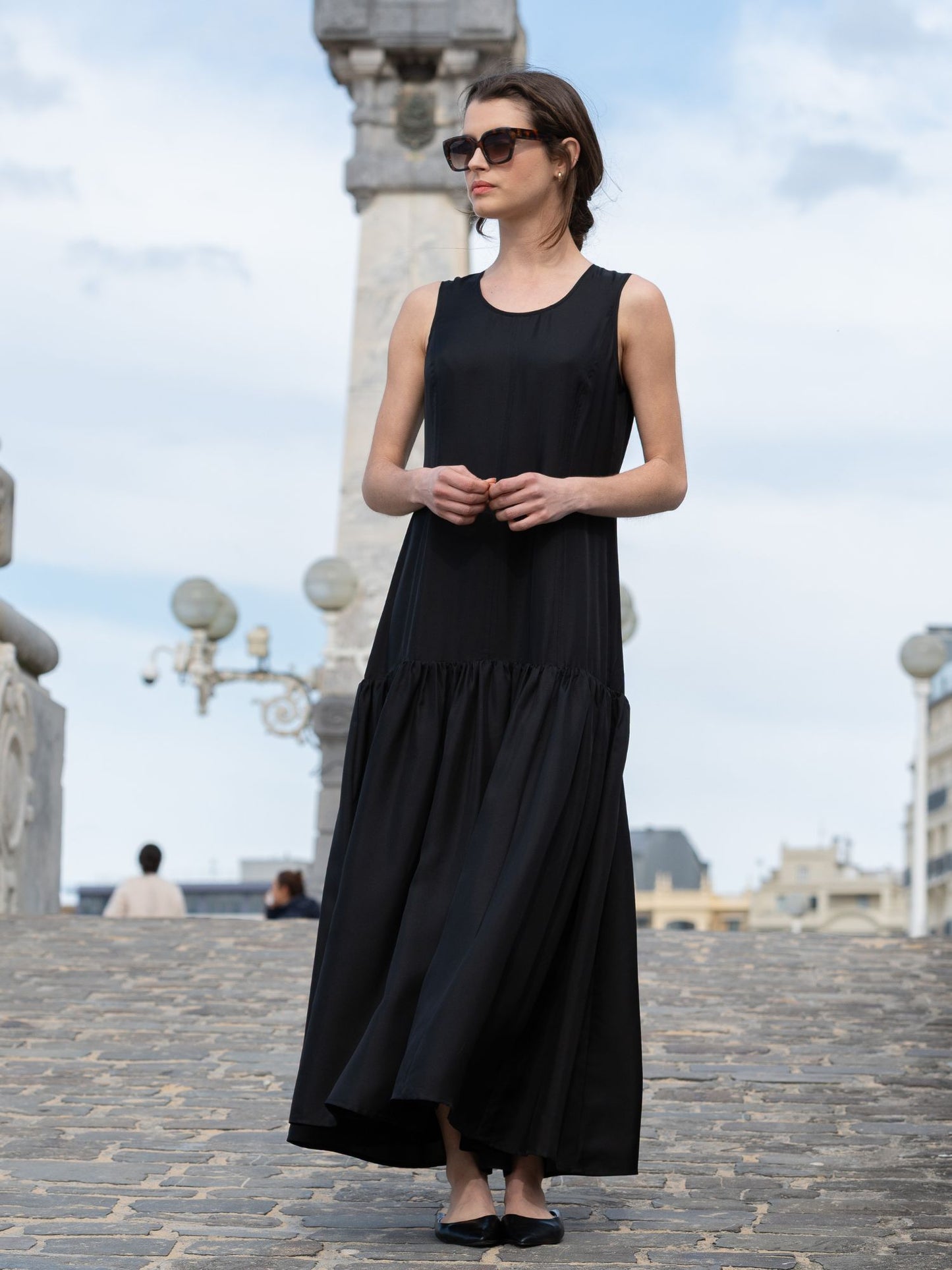 Schwarzes Verona-Kleid