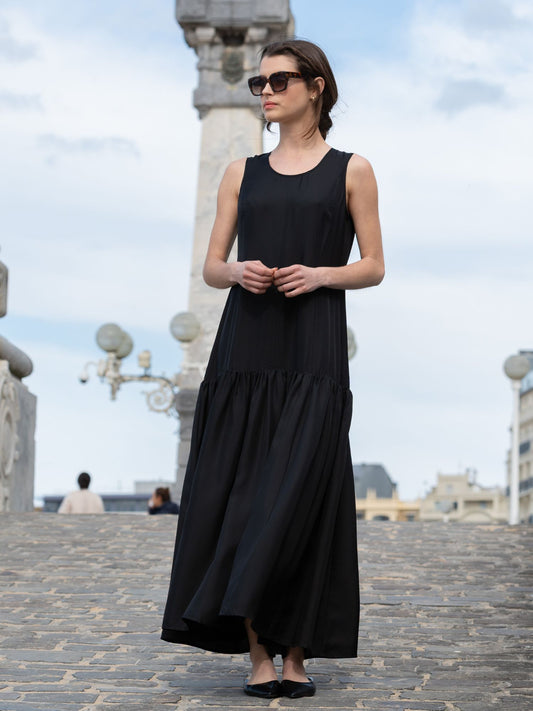 Schwarzes Verona-Kleid