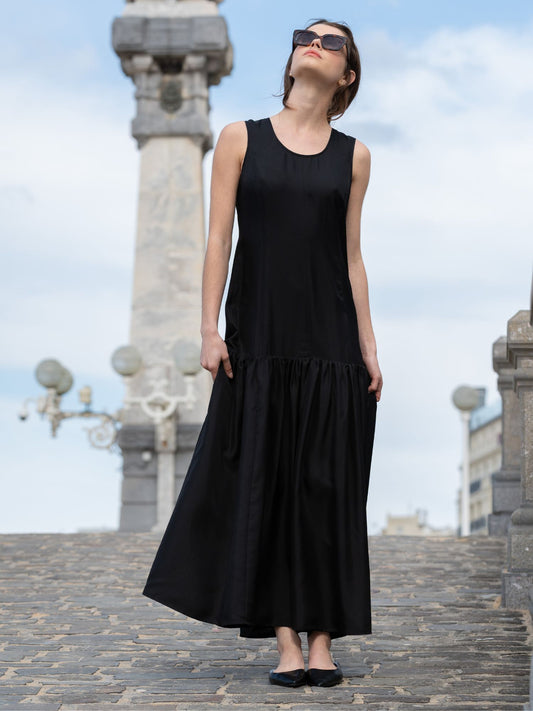 Schwarzes Verona-Kleid