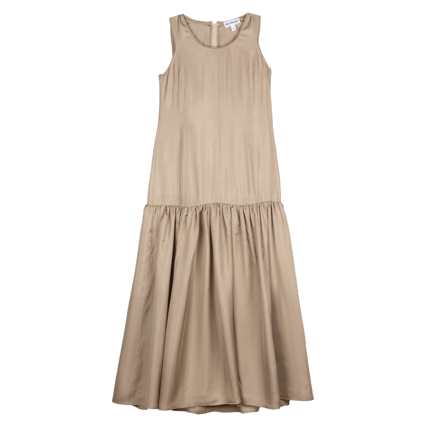 Verona helltaupefarbenes Kleid
