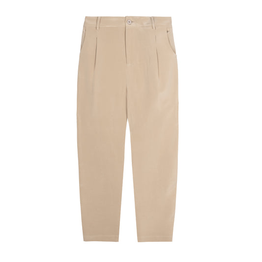 Pantalón Milán de pinzas de crêpe