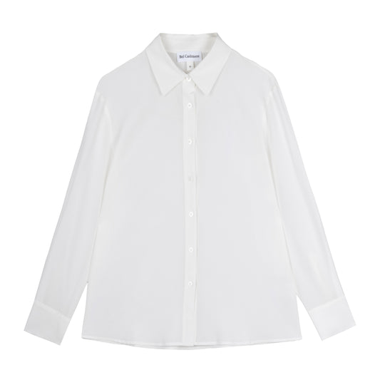 Blusa Bianca de seda cruda