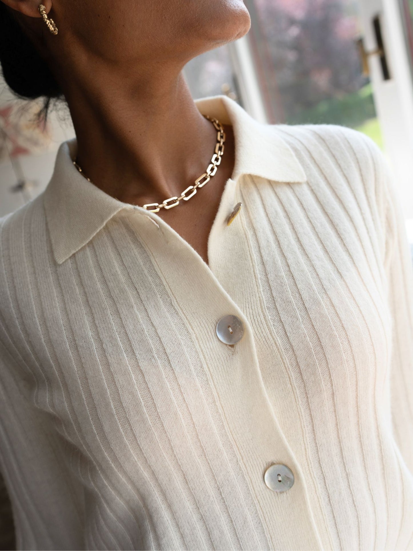 Margot ecru cardigan