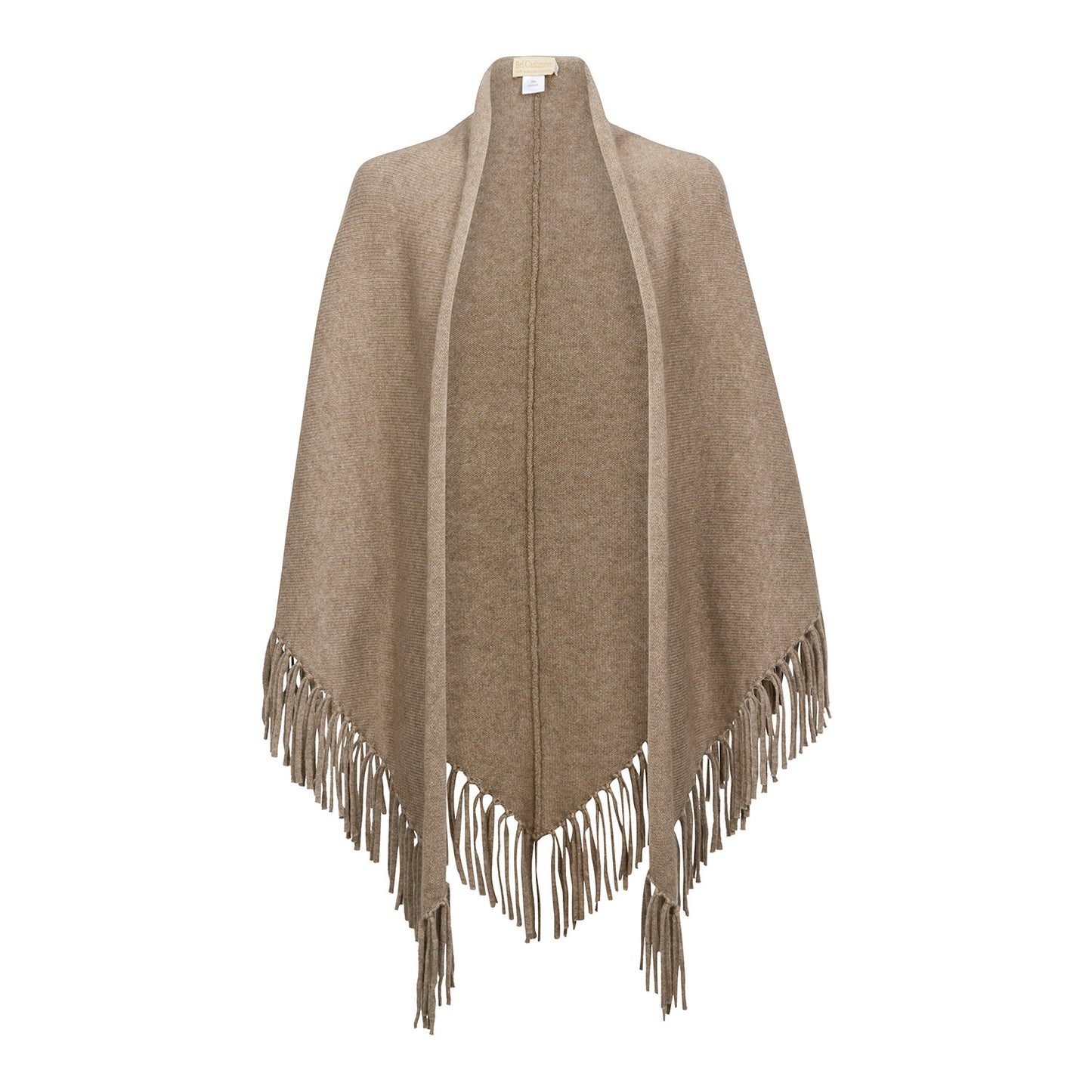 Chal Sienna cashmere marrón orgánico