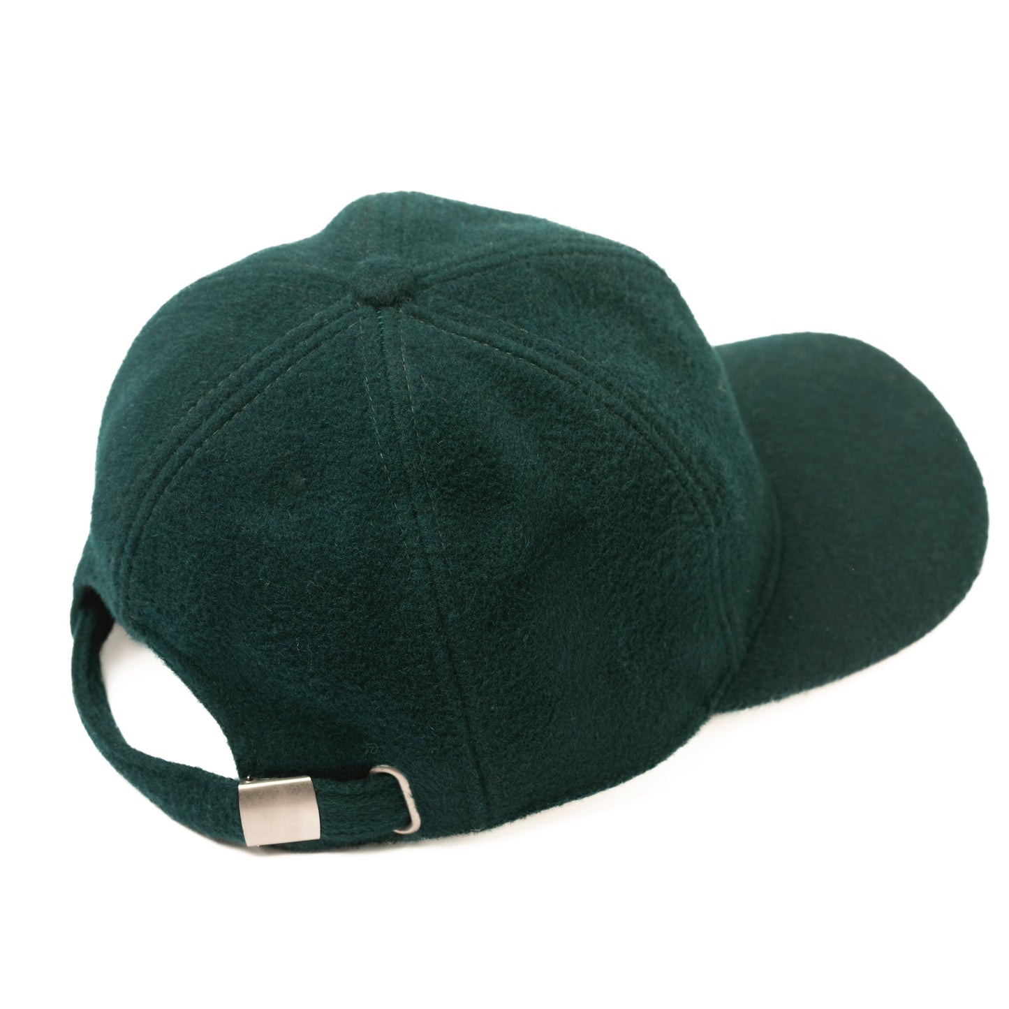 Gorra de lana y cashmere verde